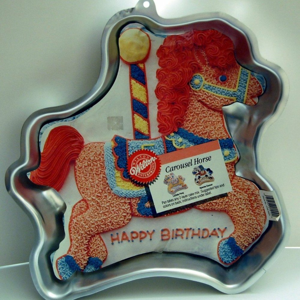 Wilton Cake Pan: Carousel Horse (2105-6507, 1990)